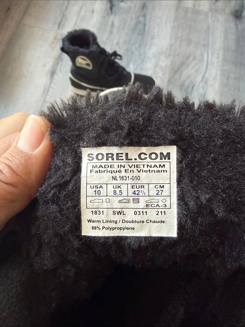 Sorel warm fur